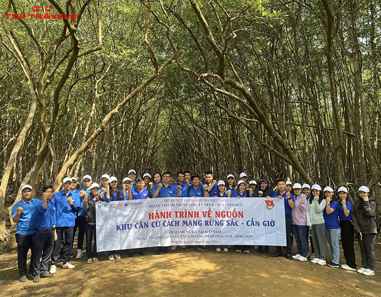 Tour Cần Giờ 1 Ngày Căn Cứ Chiến Khu Rừng Sác Đảo Khỉ - Khách Đoàn